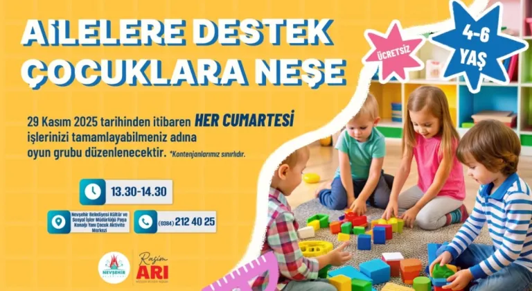 Nevşehir Belediyesi’nden Çocuklara Sağlıklı ve Güvenli Eğitim Desteği