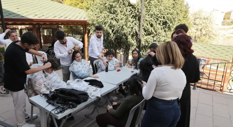 Nevşehir’de Özel Bireylere Saç ve Sakal Bakımı Yapıldı
