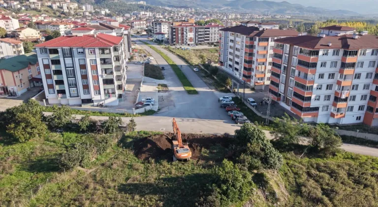 Niksar Bağlar Mahallesi’nde 30 metre genişliğinde imar yolu açılıyor