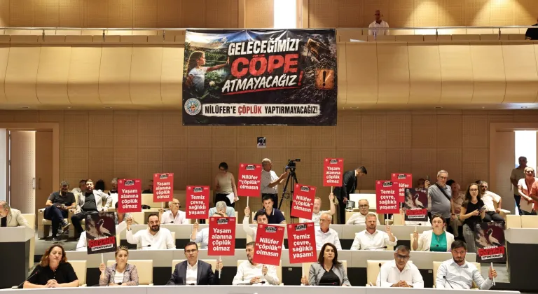 Nilüfer Meclisi’nde Katı Atık Tesisi Protestosu