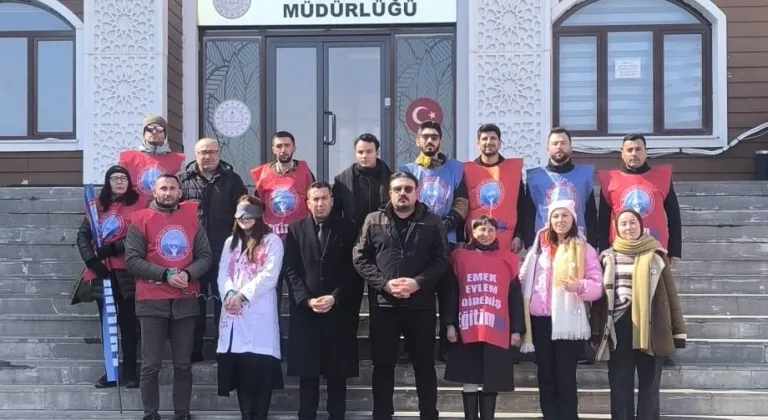 Okuldaki cinayete Eğitim-İş Ağrı Şubesi’nden sert tepki!