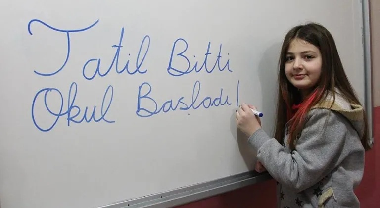 Okullarda ikinci dönem başladı: Ders zili çaldı