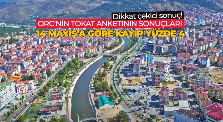 ORC'nin Tokat anketinden çıkan sonuç dikkat çekti