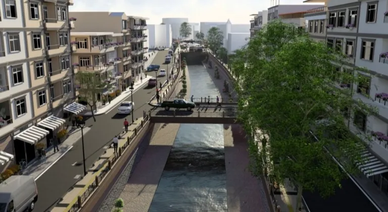 Ordu Altınordu’da Bülbül Deresi çevresi yenileniyor