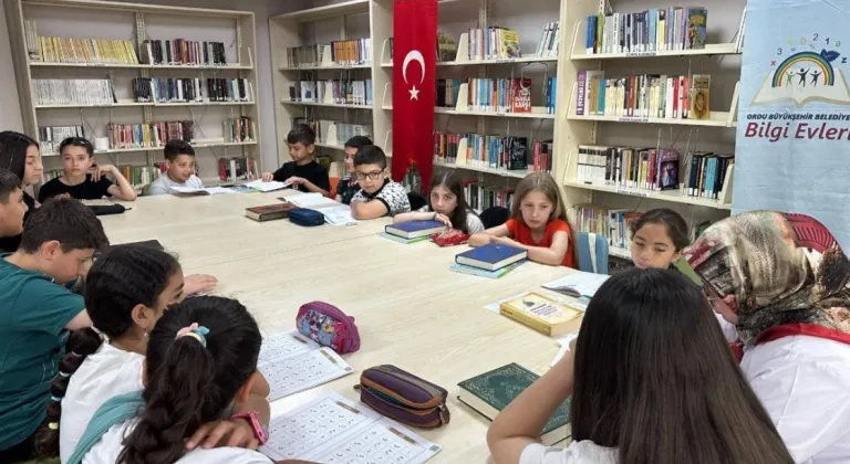 Ordu Bilgi Evleri, Yaz Tatilini Verimli ve Keyifli Hale Getirdi

