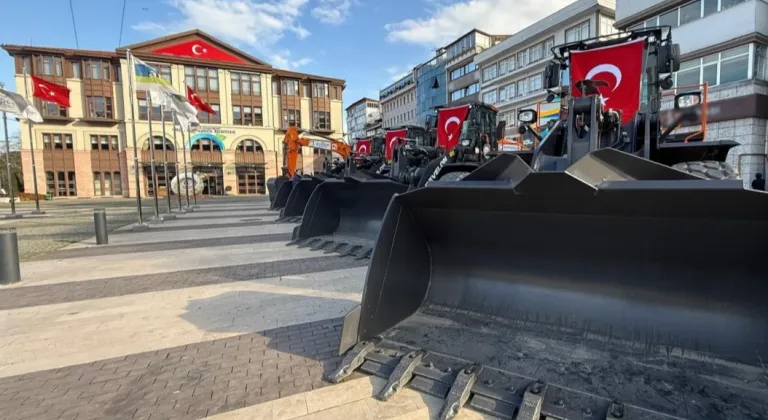 Ordu Büyükşehir araç filosunu güçlendirdi
