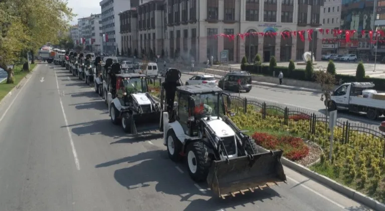 Ordu Büyükşehir’in Hizmet Filosu 300 Araca Ulaştı