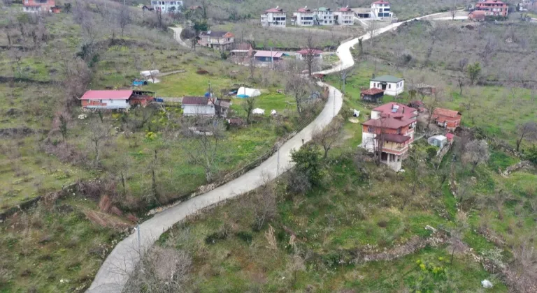 Ordu Fatsa’da beton yol konforu Bucaklı’ya ulaştı