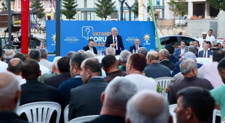 Ordu’da Başkan Güler vatandaşlarla buluştu