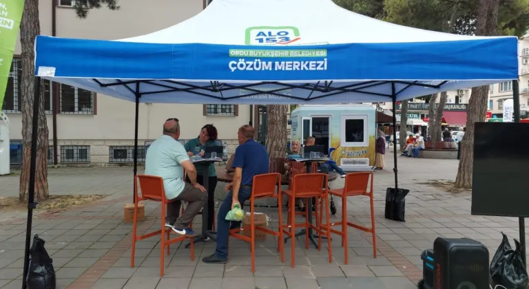 Ordu’da Çözüm Merkezi Sahada