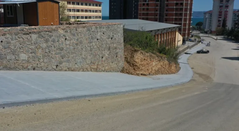 Ordu'da Fatsa Dolunay’a modern kaldırım