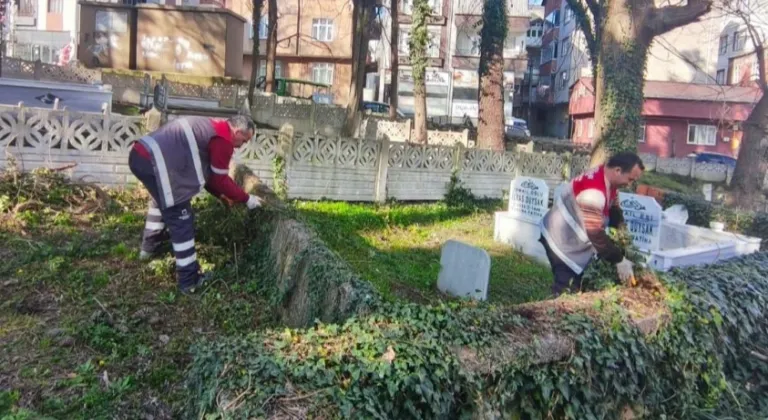 Ordu’da mezarlıklar bayram ziyaretine hazır