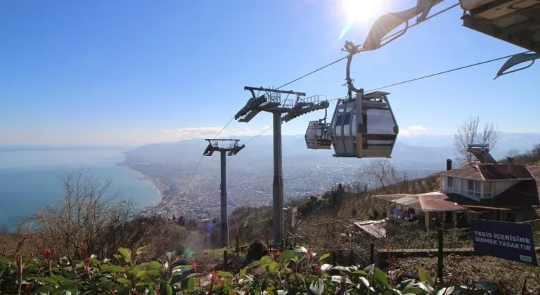 Ordu’da teleferik hattı bakımdan geçti
