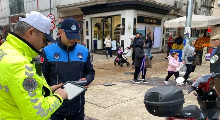 Ordu’da trafiğe kapalı caddelerde motosiklet denetimi