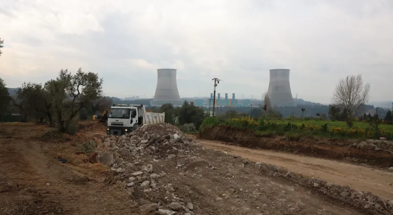 Osmangazi’de Karabalçık Mahallesi’nde imar yolu çalışması