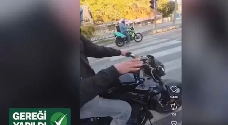 Polislerimizin Üzerine Motosiklet Süren Şahıslar Tutuklandı