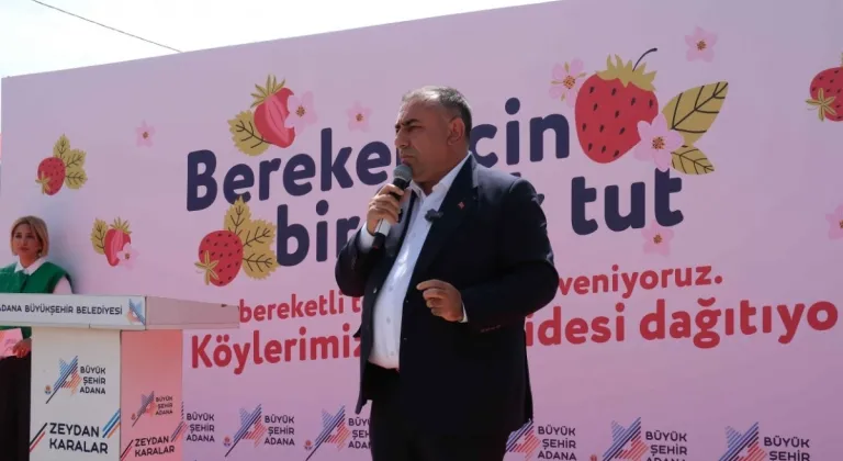 Pozantılı Çiftçilere 900 Bin Çilek Fidesi Daha Ulaştırıldı