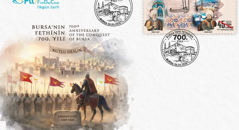 PTT'den Bursa'nın fethine özel anma pulu