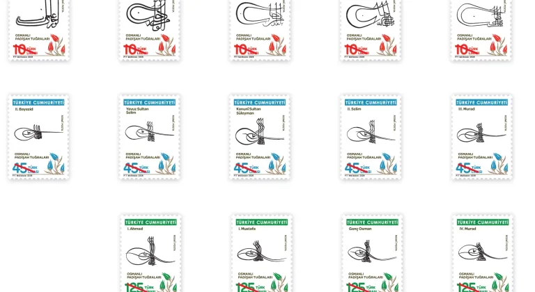PTT'den 'Osmanlı Padişah Tuğraları'