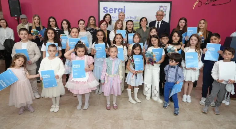 “Renklerin Çocuk Hali” sergisi açıldı