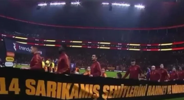 Sahada Vefa Rüzgarı: Galatasaray’dan Sarıkamış Şehitlerine Anlamlı Selam!