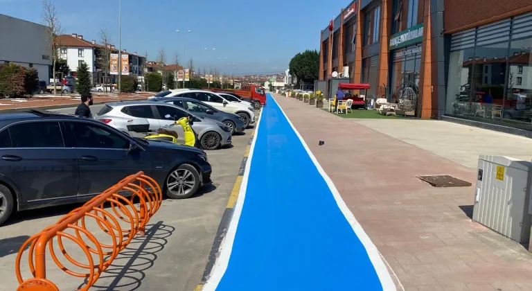 Sakarya Erenler’de bisiklet yollarına güvenli dokunuş