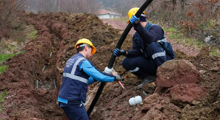 Sakarya Kamışlı’da 5 bin metrelik içme suyu hattı yenileniyor