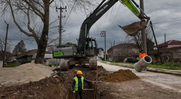 Sakarya Karakamış'a 3 bin 500 metrelik yağmursuyu hattı