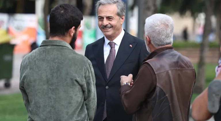 Sakarya'da Başkan Alemdar bayram öncesi vatandaşlarla buluştu