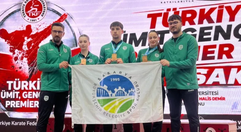 Sakarya’nın sporcuları farklı illerde kürsüde