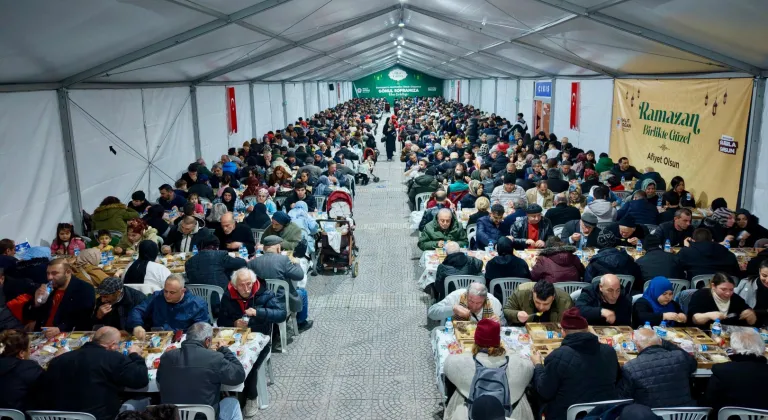 Samsun'da iftar çadırlarına yoğun ilgi
