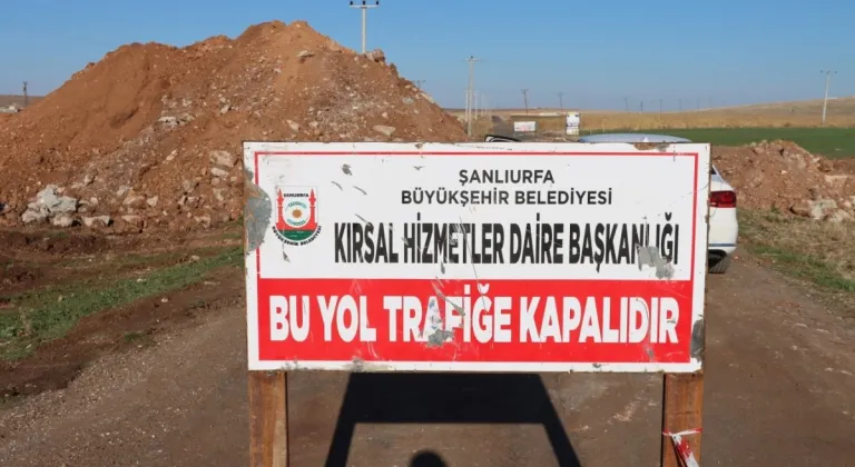 Şanlıurfa’da ulaşımı rahatlatacak beton yol hamlesi