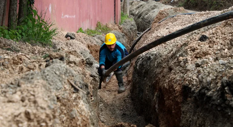 Sapanca’da Kuruçeşme’nin içme suyu hattı yenilendi