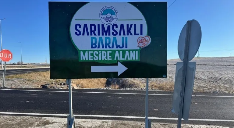 Sarımsaklı Barajı Mesire Alanı'nda bayram yoğunluğu