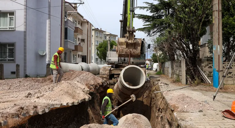 SASKİ’den yeni yağmur suyu hattı