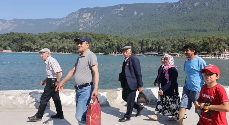 Şehit aileleri ve gaziler Muğla’nın doğal güzelliklerinde buluştu