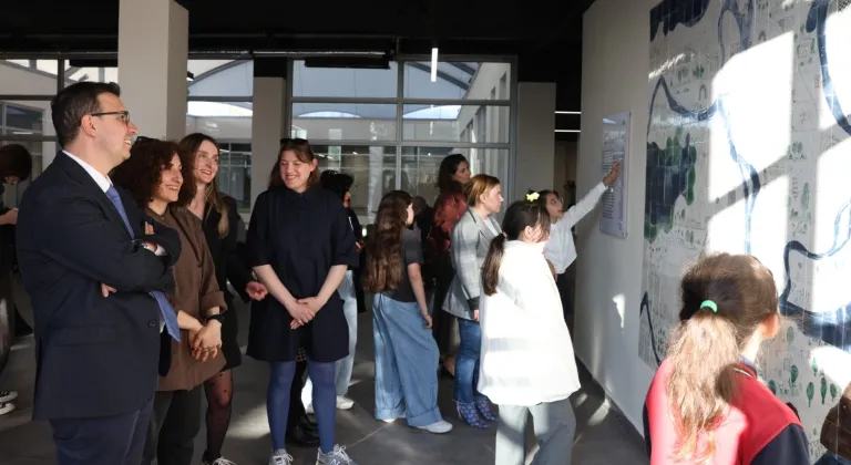 Şehrin hikayesini Nilüferli çocuklar çizdi