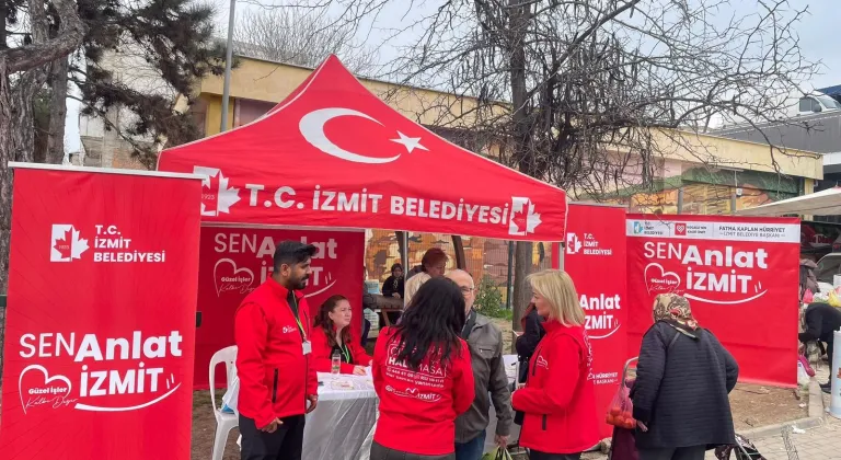 “Sen Anlat İzmit” Perşembe Pazarı'nda 