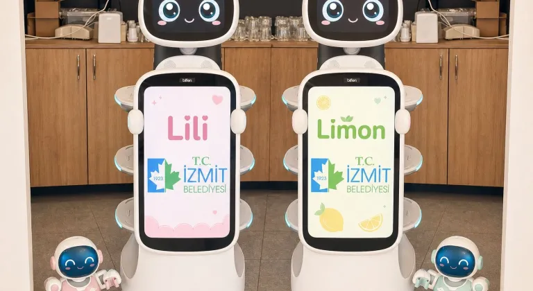 Servis robotları İzmit Gülümse Kafelerde iş başı yaptı