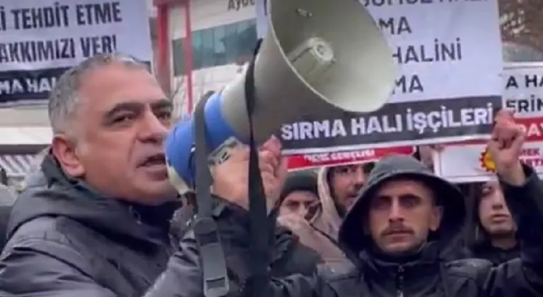 Sırma Halı işçilerini destekleyen BİRTEK-SEN Genel Başkanı tutuklandı