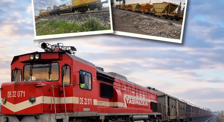 Suriye sınırındaki demiryolu hatları yeniden hizmete açıldı