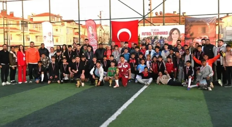 Tekirdağ'da miniklerden futbol resitali