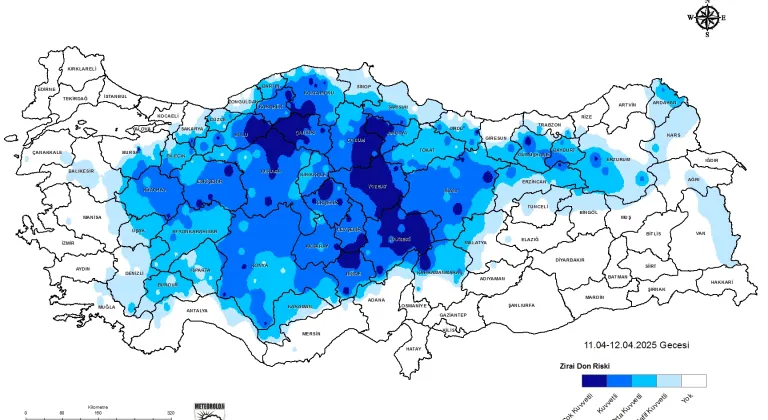 Tokatlı çiftçiler aman dikkat; zirai don bekleniyor