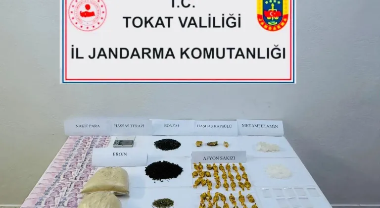 Tokat’ta 1 kilo eroin ele geçirildi
