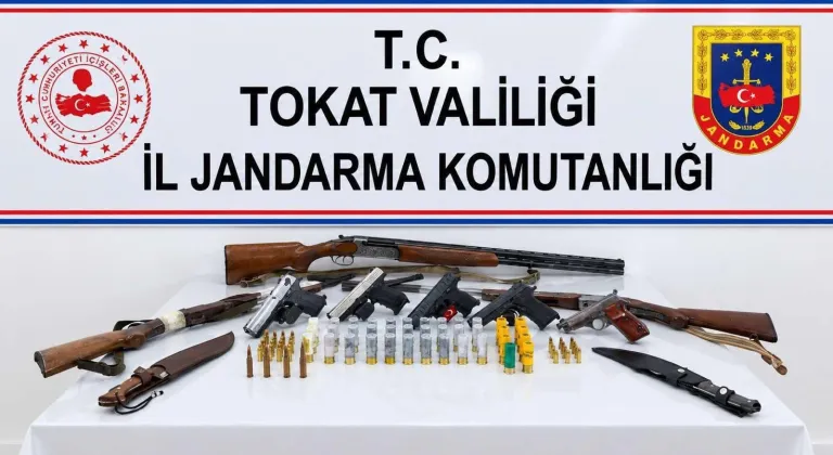 Tokat'ta jandarmadan silah kaçakçılığı operasyonu: 11  gözaltı