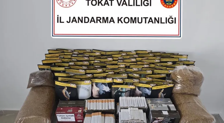 Tokat'ta kaçak tütün operasyonu: 2 gözaltı