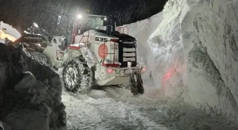 Tokat’ta kar yağışı sebebiyle 301 köy yolu kapandı