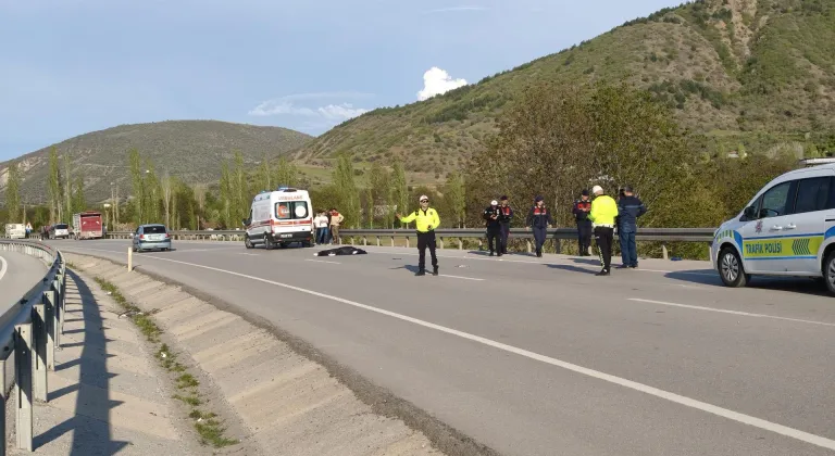 Tokat’ta motosiklet kazasında sürücü yaşamını yitirdi
