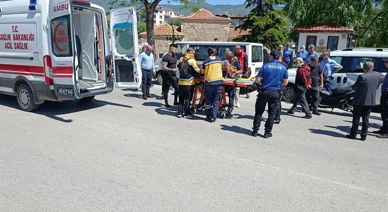 Tokat’ta motosikletin çarptığı yaya ağır yaralandı