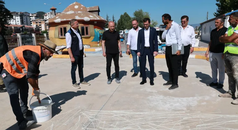 Tokat’ta trafik eğitim parkı baştan sona yenileniyor